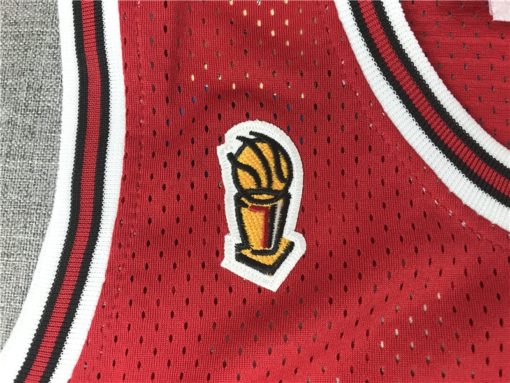 Michael Jordan 23 NBA Finals 96-97 Red Away Jersey