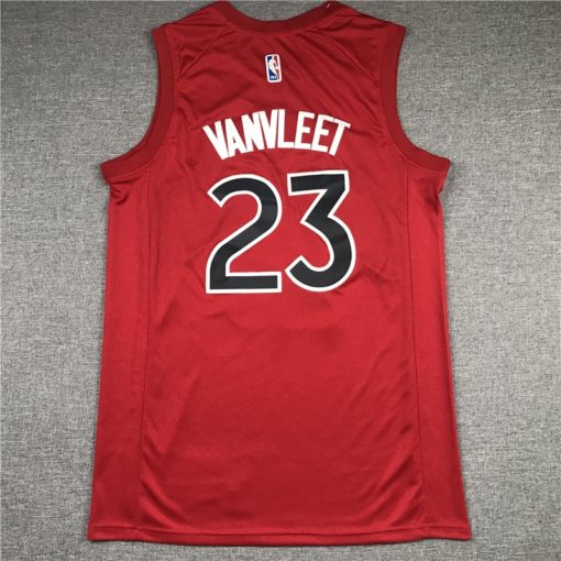 Fred VanVleet 23 Toronto Raptors 2020-21 Red Icon Edition Stitched Jersey