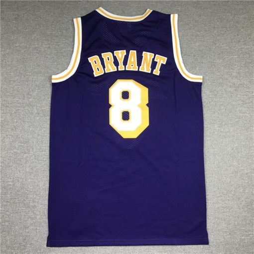 Kobe Bryant 8 All Star 1998 Game Purple Hardwood Classics Throwback Jersey