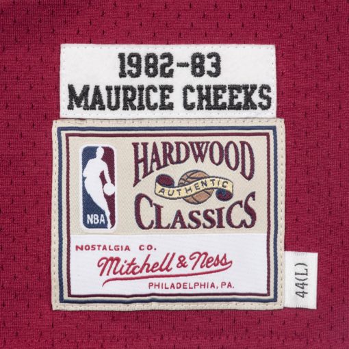 Maurice Cheeks 1982-83 Philadelphia 76ers Road Jersey