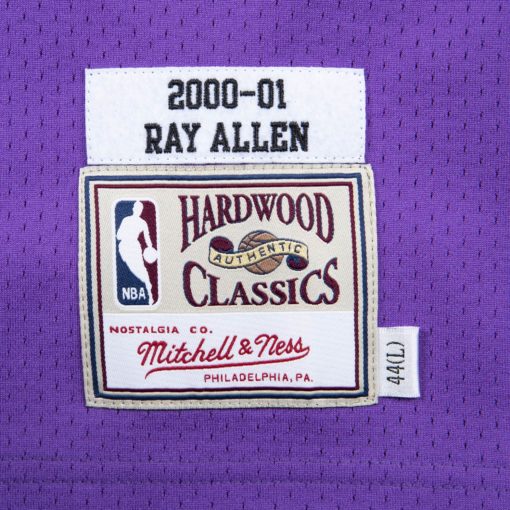 Ray Allen Milwaukee Bucks Purple Road 2000-01 Jersey