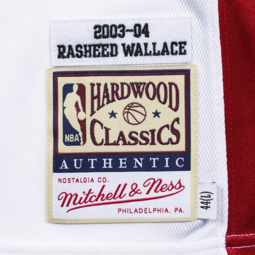 Jersey Detroit Pistons Home Finals 2003-04 Rasheed Wallace