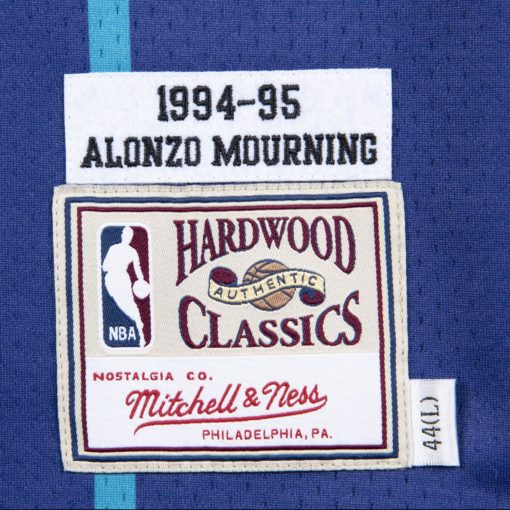 Jersey Charlotte Hornets 1994-95 Alonzo Mourning