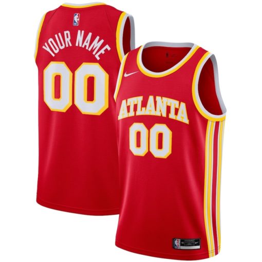 Atlanta Hawks Nike Icon Swingman Jersey - Custom - Mens