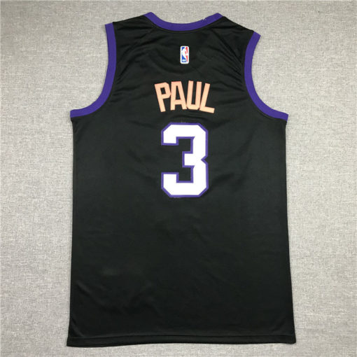 Chris Paul Phoenix Suns 2020-21 City Edition The Valley Black BACK