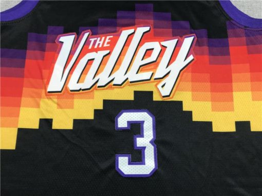 Chris Paul Phoenix Suns 2020-21 City Edition The Valley Black NUMBER