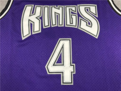 Chris Webber Mitchell Ness 98 99 Kings Purple Jersey number