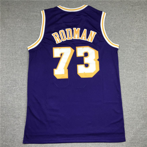 Dennis Rodman 98-99 Los Angeles Lakers Throwback Jersey Purple black