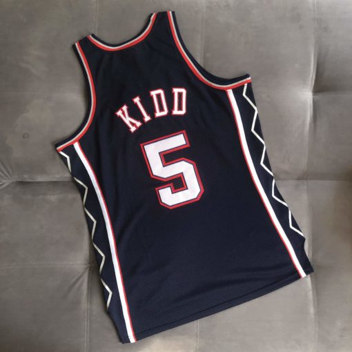 Jason Kidd 5 New Jersey Nets 2006-07 Jersey back