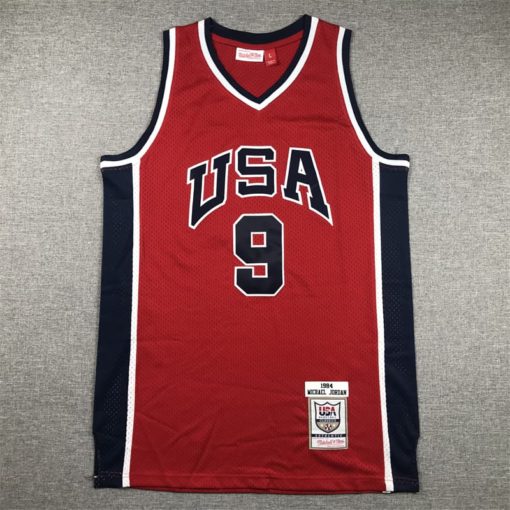 Jersey Team USA 1984 Michael Jordan Red