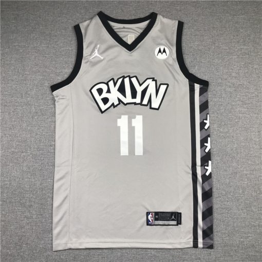 Kyrie Irving 11 Brooklyn Nets 2021 Gray Statement Jersey