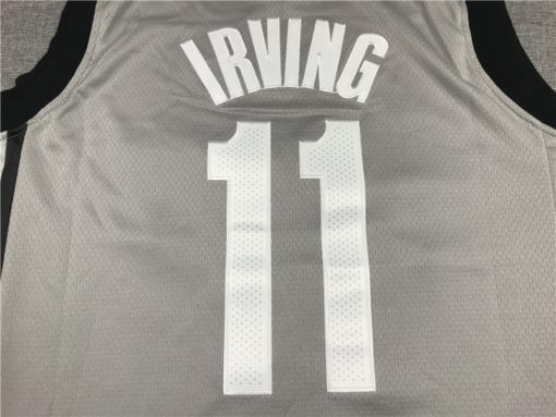 Kyrie Irving 11 Brooklyn Nets 2021 Gray Statement Jersey name