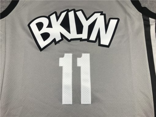 Kyrie Irving 11 Brooklyn Nets 2021 Gray Statement Jersey number