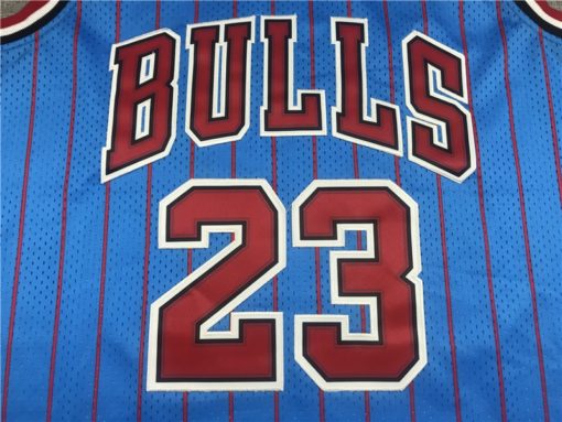 Michael Jordan Chicago Bulls Blue 1995-96 Hardwood Classics Reload 2.0 Swingman Jersey logo