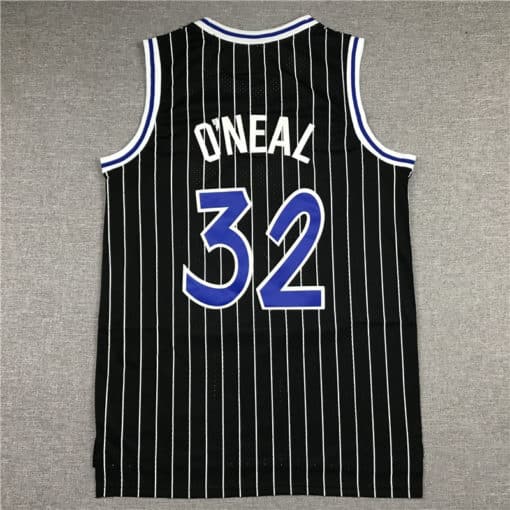 Shaquille O'Neal Game Worn 1993-94 Orlando Magic Black Jersey back