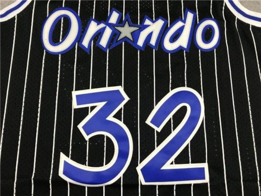 Shaquille O'Neal Game Worn 1993-94 Orlando Magic Black Jersey number