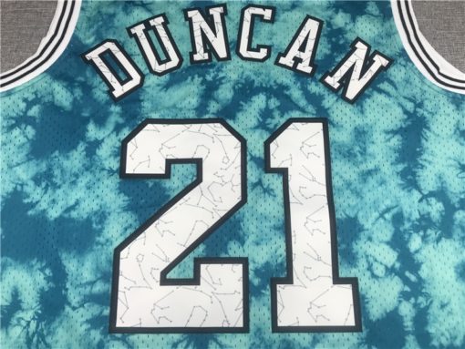 Tim Duncan 21 San Antonio Spurs Galaxy Swingman 1998-99 Jersey name