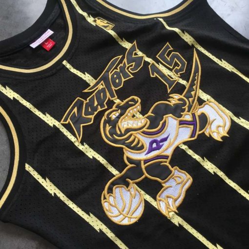 Vince Carter #15 Mitchell & Ness 1998-99 Black Gold Hardwood Classics Jersey