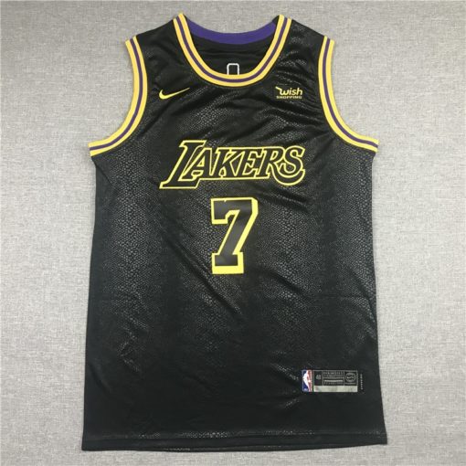 Carmelo Anthony 7 Los Angeles Lakers 2021 Black Mamba Inspired City Jersey