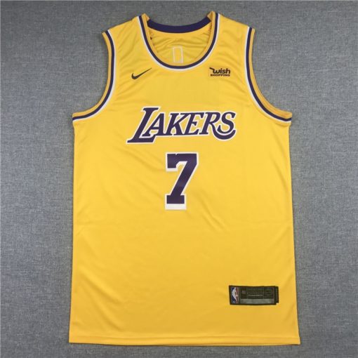 Carmelo Anthony 7 Los Angeles Lakers 2021 Gold Icon Swingman Jersey