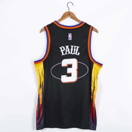 Chris Paul Phoenix Suns 2022 Black City Edition Jersey Back