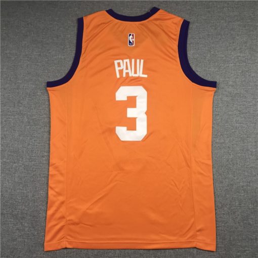 Chris Paul Phoenix Suns Orange 2021 Statement Swingman Jersey back