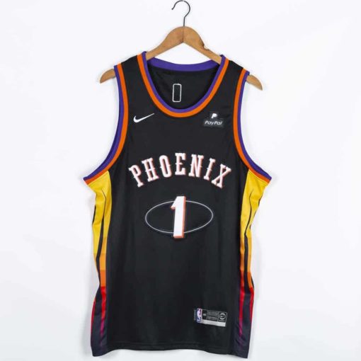 Devin Booker Phoenix Suns 2022 Black City Edition Jersey