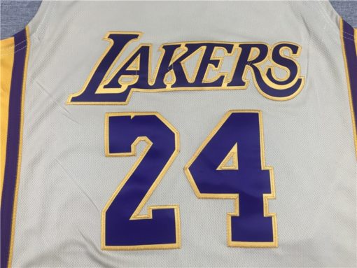 Kobe Bryant 24 Premium Gold Los Angeles Lakers 2008-09 Jersey logo