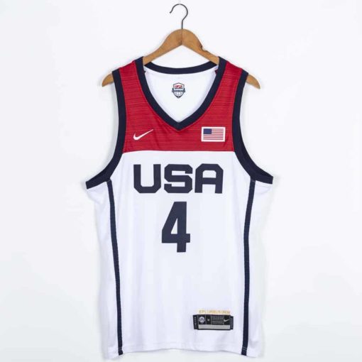 Men's Nike Bradley Beal White USA Basketball Player Jersey