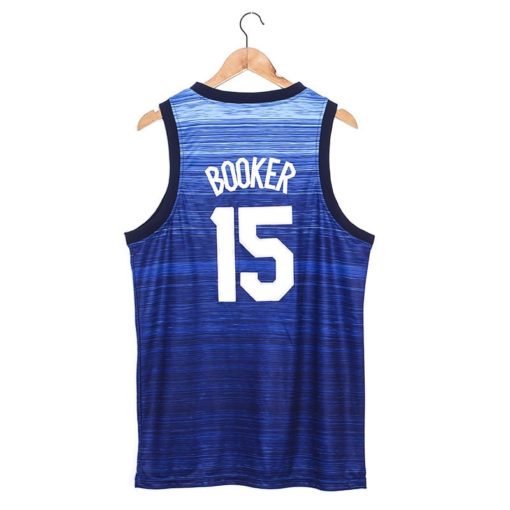 Men's Nike Devin Booker Navy USA Basketball Player Jersey back