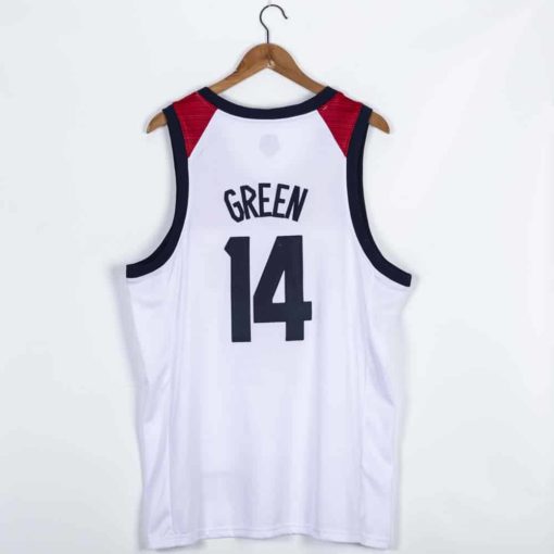 Men's Nike Draymond Green white USA Basketball Player Jersey back