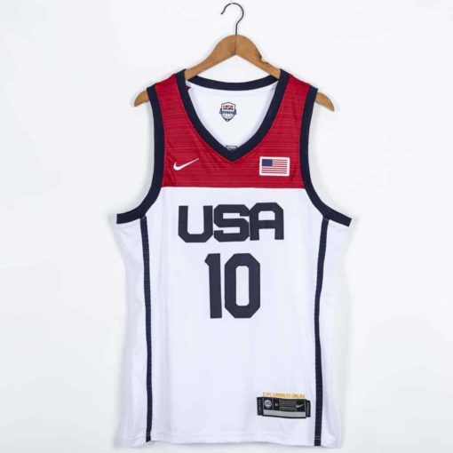 Men's Nike Jayson Tatum white USA Basketball Player Jersey