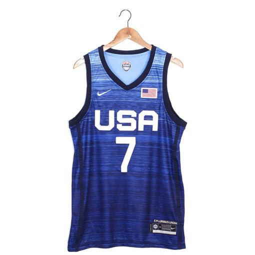 Men's Nike Kevin Durant Navy USA Basketball Player Jersey