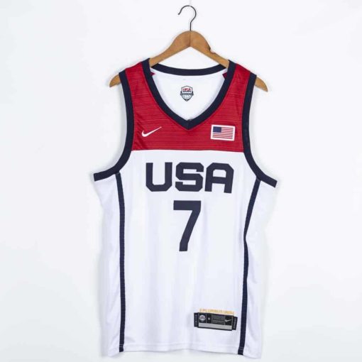 Men's Nike Kevin Durant white USA Basketball Player Jersey