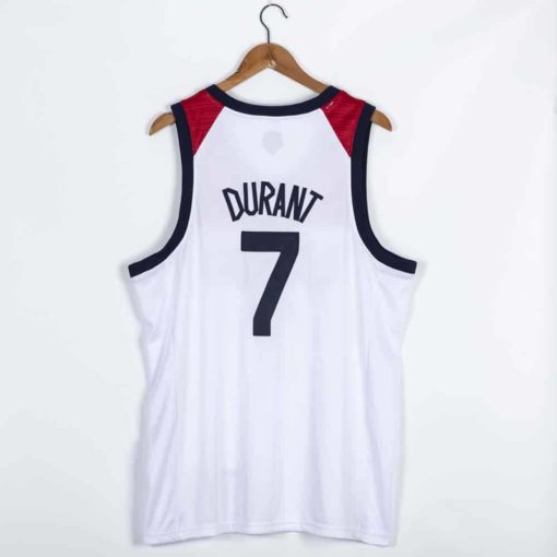 Men's Nike Kevin Durant white USA Basketball Player Jersey bacjMen's Nike Kevin Durant white USA Basketball Player Jersey bacj