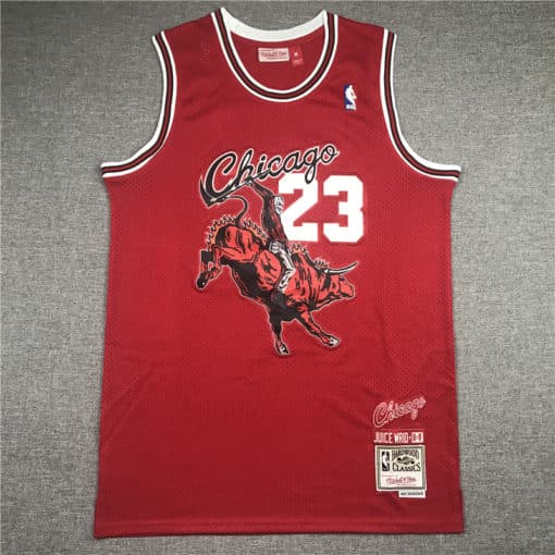 Michael Jordan 23 WRLD x Chicago Bulls Swingman Red JerseyMichael Jordan 23 WRLD x Chicago Bulls Swingman Red Jersey