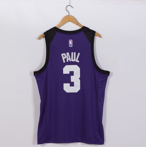 Chris Paul Phoenix Suns 2021 Earned Edition Swingman Jersey Purple back