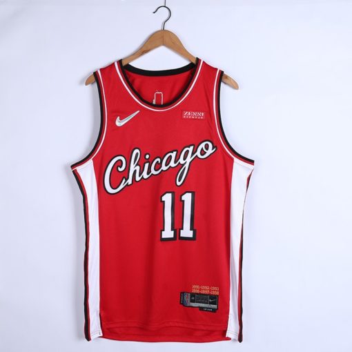 DeMar DeRozan 11 Chicago Bulls Red 2021-22 City Edition Swingman Jersey