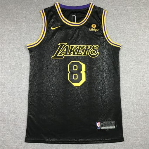 Kobe Bryant 8 Los Angeles Lakers 2021-22 Black Mamba Day Special Edition Jersey