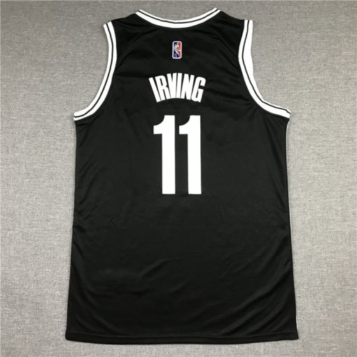 Kyrie Irving 11 Brooklyn Nets 2021-22 Icon Black Jersey back