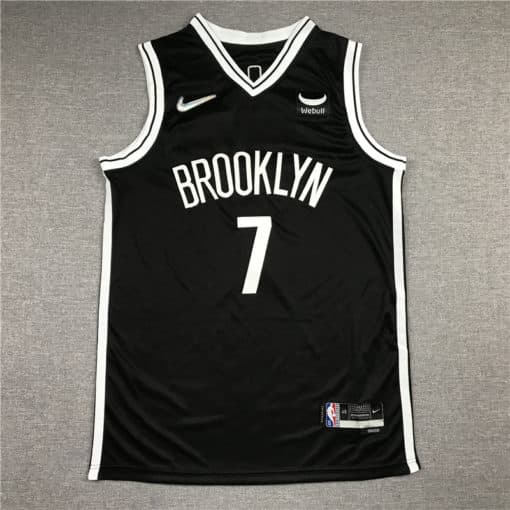Kevin Durant 7 Brooklyn Nets 2021-22 Black Swingman Jersey