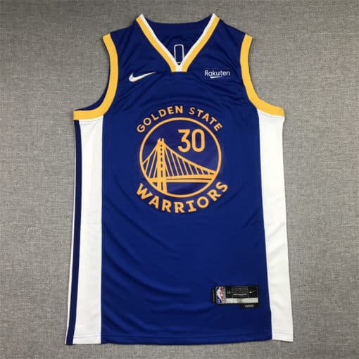 Stephen Curry #30 Golden State Warriors 2021-22 Icon Royal JerseyStephen Curry #30 Golden State Warriors 2021-22 Icon Royal Jersey