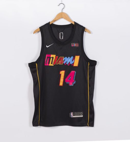 Tyler Herro 14 Miami Heat 2021-22 City Edition Black Swingman Jersey