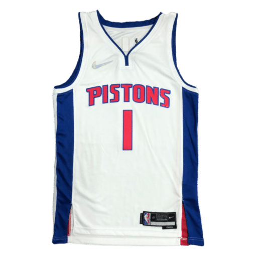 Allen Iverson #1 Detroit Pistons Jersey Swingman 2021-22 White - Icon