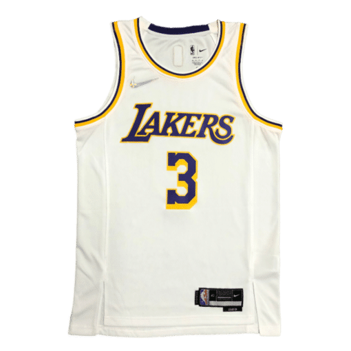 Anthony Davis #3 Los Angeles Lakers Icon Edition 2021-22 White Jersey