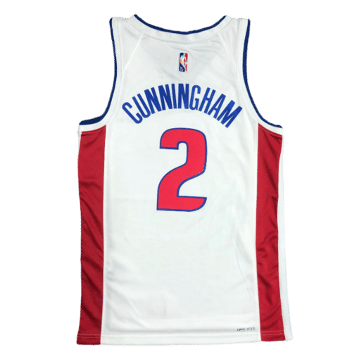 Cade Cunningham #2 Detroit Pistons Jersey Swingman 2021-22 White - Icon backCade Cunningham #2 Detroit Pistons Jersey Swingman 2021-22 White - Icon back