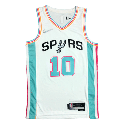 DeMar DeRozan #10 San Antonio Spurs Jersey Swingman 202122 White - City Edition
