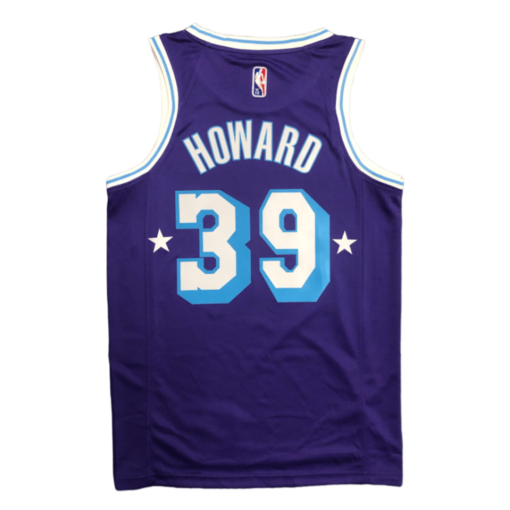 Dwight Howard #39 Los Angeles Lakers Jersey Swingman 202122 Purple - City Edition back