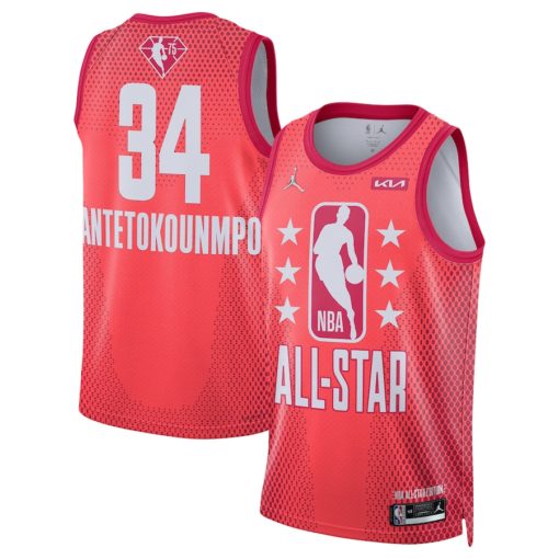 Jordan Brand Giannis Antetokounmpo Maroon 2022 NBA All-Star Game Swingman Jersey