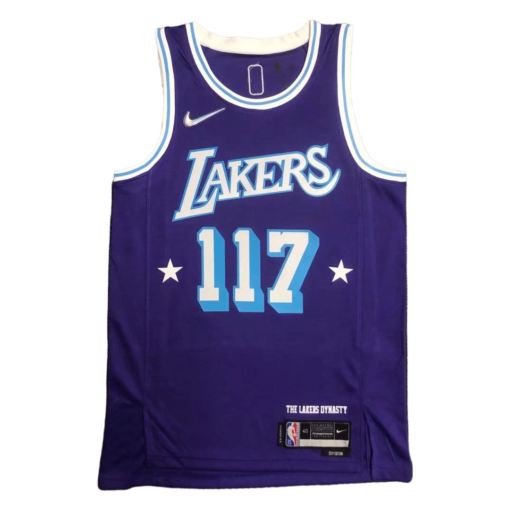 MASTER CHIEF #117 Los Angeles Lakers Jersey Swingman 202122 Purple - City Edition